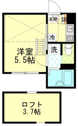 十条駅 徒歩7分 3階の物件間取画像